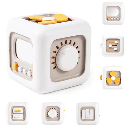 6 In 1 Sensory Activity Cube Toy