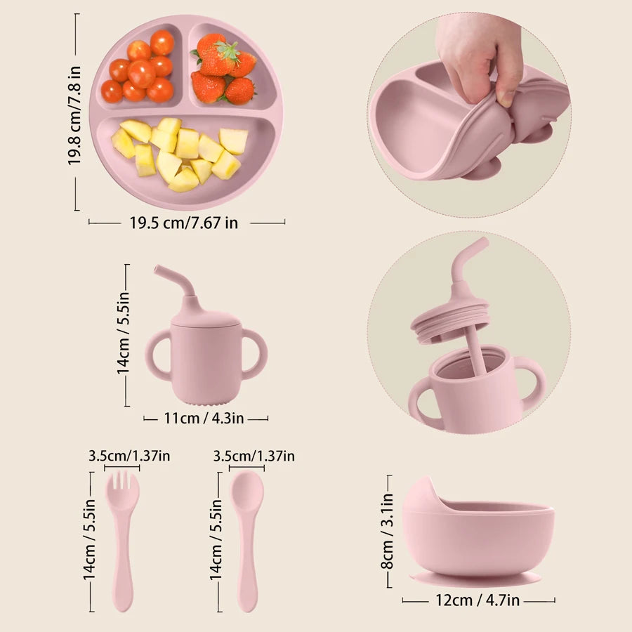 Silicone Baby Feeding Set